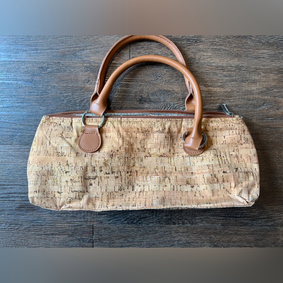 Like new Primeware Wine Clutch Bag Cork pattern  (Thermal Insulated) Trendy - Picture 2 of 13